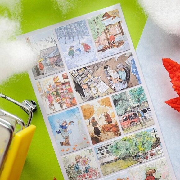 3 for $15 - Seasons of Joy Stickers - 1 Sticker Sheet - NEW in Packaging - Picture 4 of 4